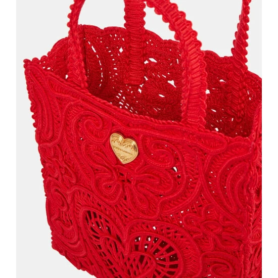 Dolce&Gabbana Beatrice Lace Tote - Image 2