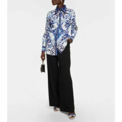 Dolce&Gabbana Printed Cotton Poplin Shirt