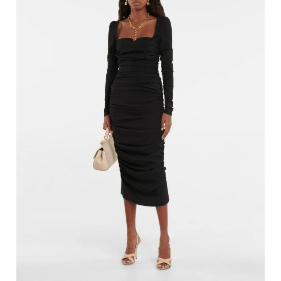 Dolce&Gabbana Keira Satin And Leather Sandals