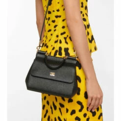 Dolce&Gabbana Sicily Small Leather Shoulder Bag