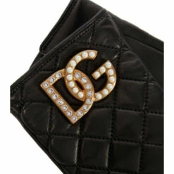 Dolce&Gabbana DG Quilted Leather Gloves