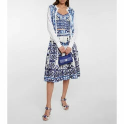 Dolce&Gabbana Printed Silk Cardigan