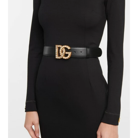 Dolce&Gabbana DG Leather Belt - Image 2