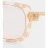 Dolce&Gabbana Printed Square Acetate Sunglasses