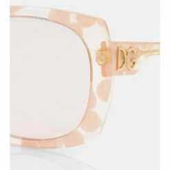 Dolce&Gabbana Printed Square Acetate Sunglasses