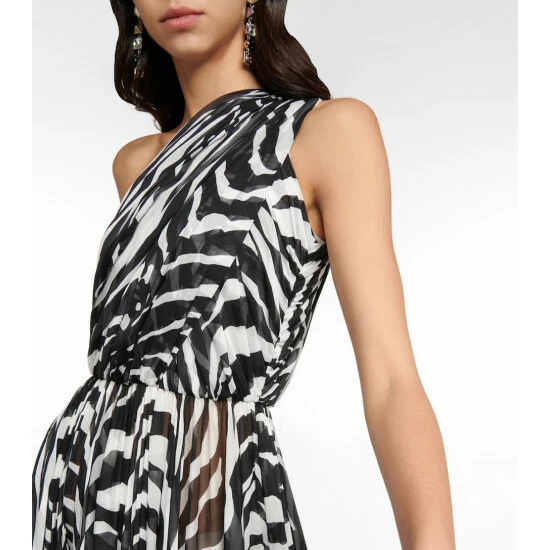 Dolce&Gabbana Printed Silk Gown - Image 3