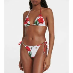 Dolce&Gabbana Floral Triangle Bikini