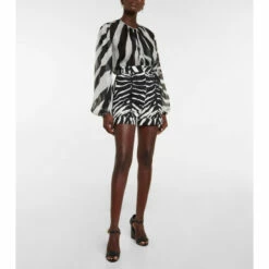 Dolce&Gabbana Zebra-print Cotton-blend Shorts