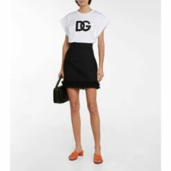 Dolce&Gabbana DG Cutout Leather Sandals