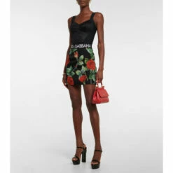 Dolce&Gabbana Floral Silk-blend Miniskirt