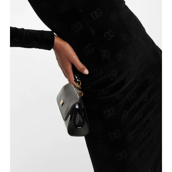 Dolce&Gabbana Logo Cotton Midi Dress - Image 4