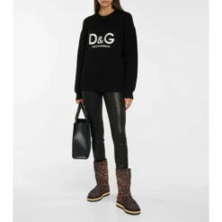 Dolce&Gabbana Quilted Leopard-print Boots