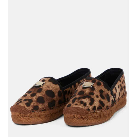 Dolce&Gabbana Leopard-print Platform Espadrilles - Image 4