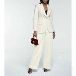 Dolce&Gabbana Stretch Wool-blend Natté Blazer