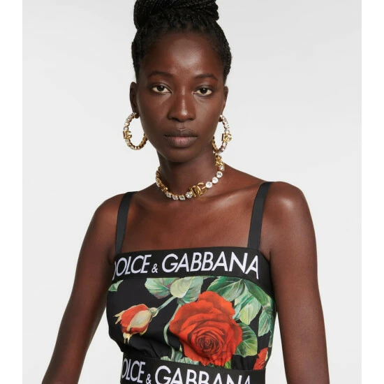 Dolce&Gabbana Embellished Hoop Earrings - Image 2