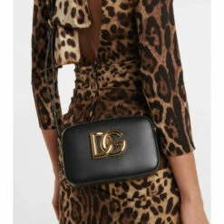 Dolce&Gabbana 3.5 Leather Crossbody Bag