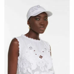 Dolce&Gabbana Broderie Anglaise Baseball Cap