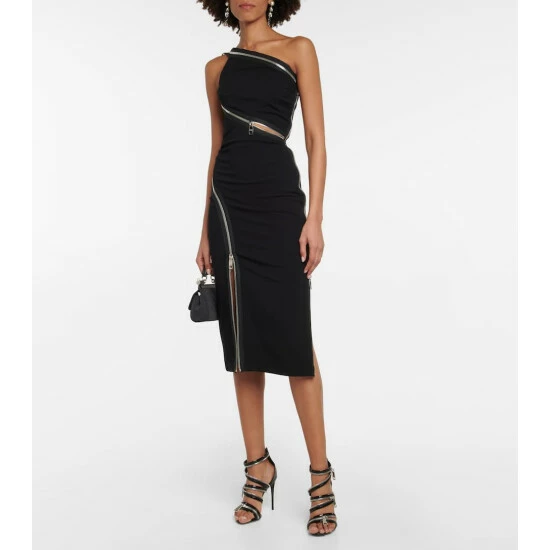 Dolce&Gabbana One-shoulder Midi Dress