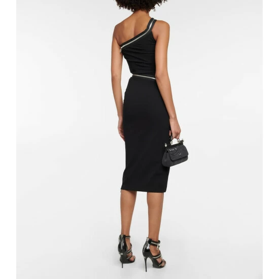 Dolce&Gabbana One-shoulder Midi Dress - Image 2