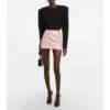Dolce&Gabbana Faux Patent Leather Miniskirt