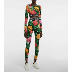 Dolce&Gabbana Floral High-rise Leggings