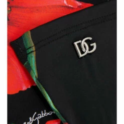 Dolce&Gabbana Floral Jersey Gloves