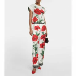 Dolce&Gabbana Floral-printed Cotton Blouse