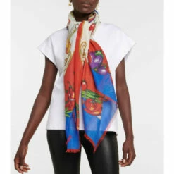 Dolce&Gabbana Printed Silk Twill Scarf