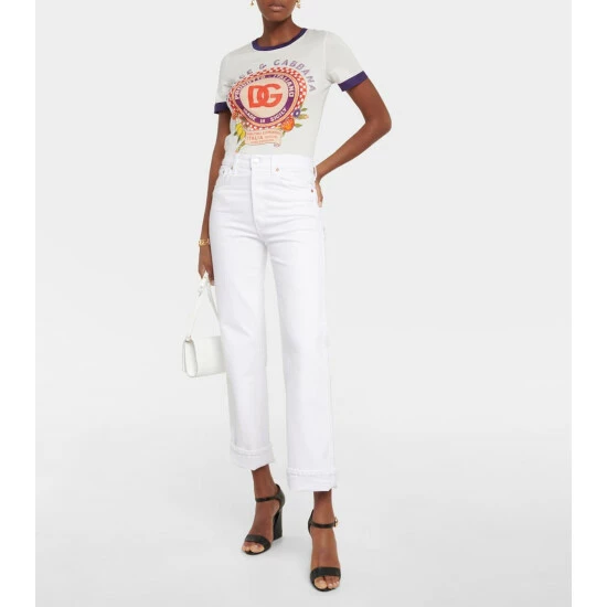 Dolce&Gabbana Logo Cotton Jersey T-shirt
