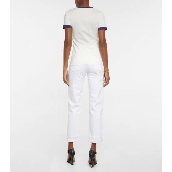 Dolce&Gabbana Logo Cotton Jersey T-shirt - Image 2