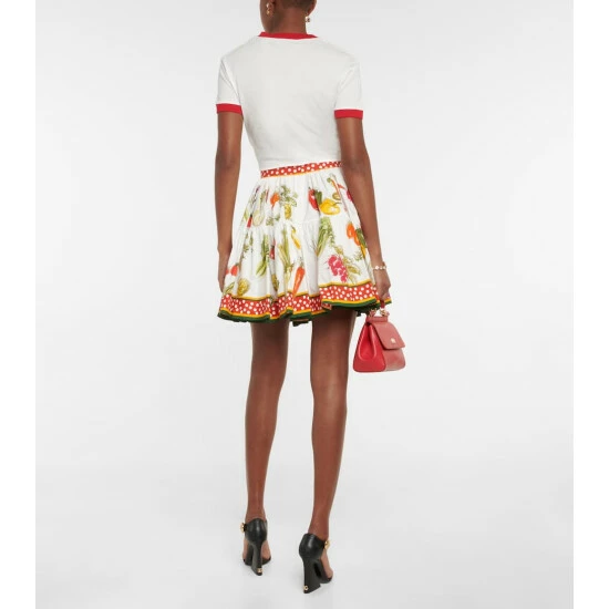 Dolce&Gabbana Printed Cotton Miniskirt - Image 2
