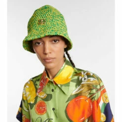 Dolce&Gabbana DG Crochet Bucket Hat