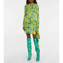 Dolce&Gabbana Cardinale 105 Sequined Over-the-knee Boots