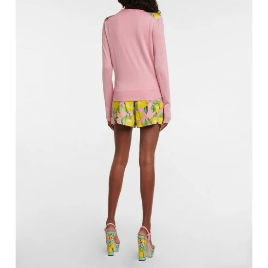 Dolce&Gabbana Printed Silk Cardigan - Image 2