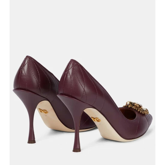 Dolce&Gabbana Devotion Leather Pumps - Image 2