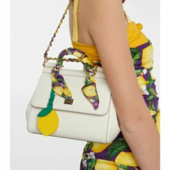 Dolce&Gabbana Sicily Small Leather Shoulder Bag