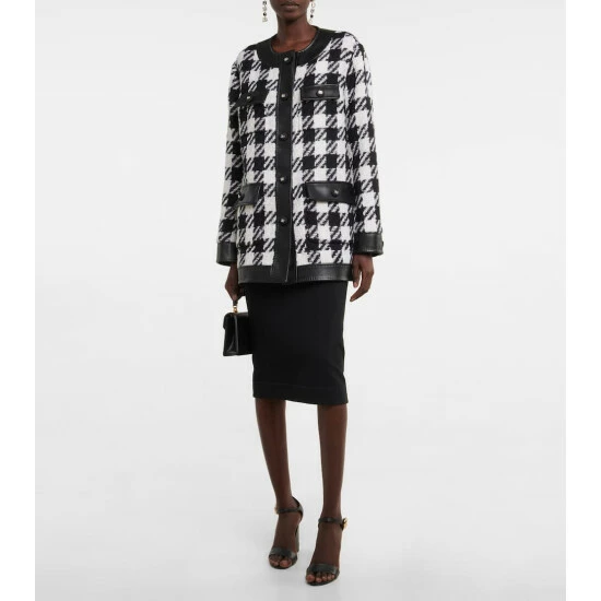 Dolce&Gabbana Checked Wool-blend Jacket