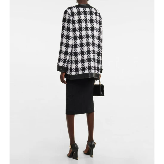 Dolce&Gabbana Checked Wool-blend Jacket - Image 2