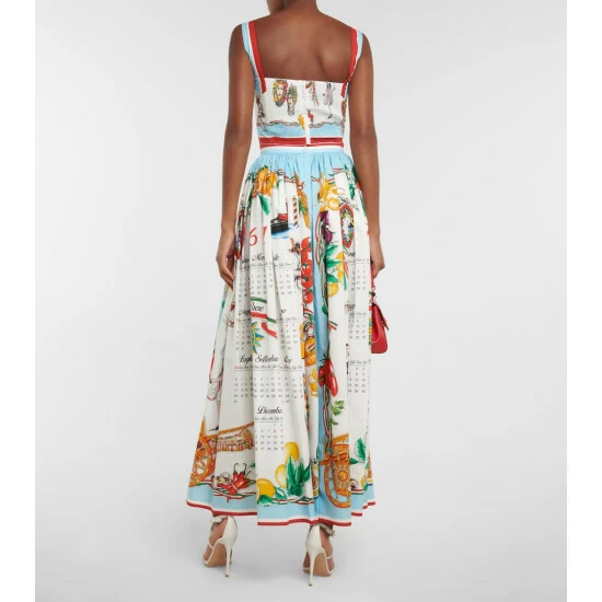 Dolce&Gabbana Printed Cotton Bustier - Image 2