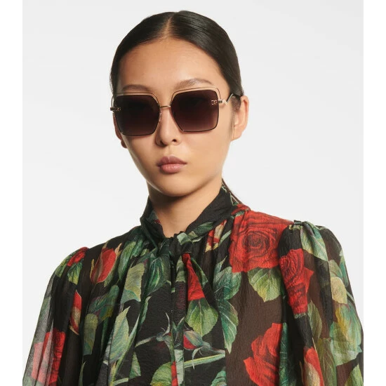 Dolce&Gabbana Square Metal Sunglasses - Image 2