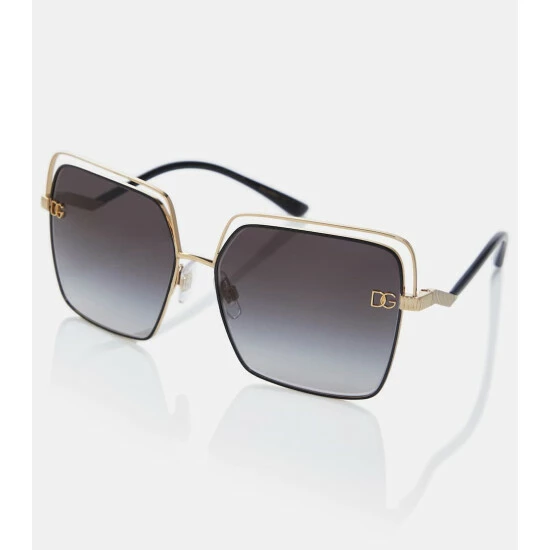 Dolce&Gabbana Square Metal Sunglasses - Image 3