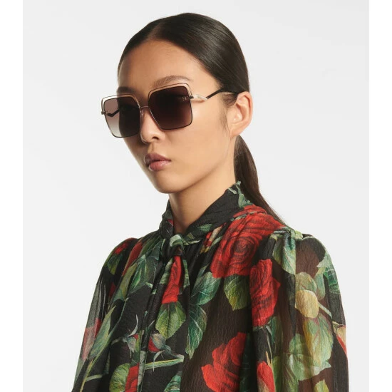 Dolce&Gabbana Square Metal Sunglasses - Image 4