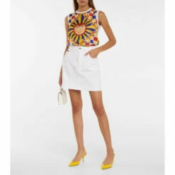 Dolce&Gabbana High-rise Denim Miniskirt