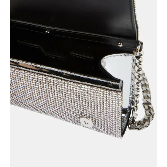 Dolce&Gabbana DG Logo Crystal Mesh Shoulder Bag - Image 2