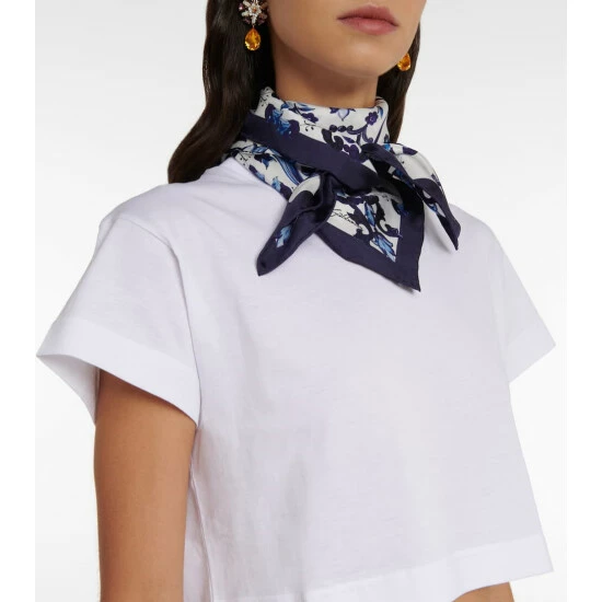 Dolce&Gabbana Printed Silk Scarf