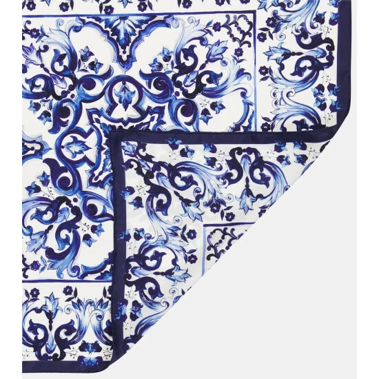 Dolce&Gabbana Printed Silk Scarf - Image 3