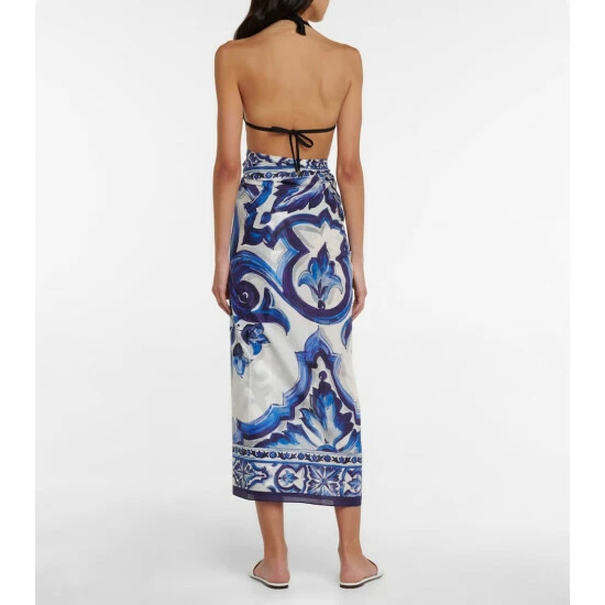 Dolce&Gabbana Printed Cotton Sarong - Image 2