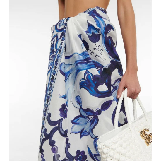 Dolce&Gabbana Printed Cotton Sarong - Image 3