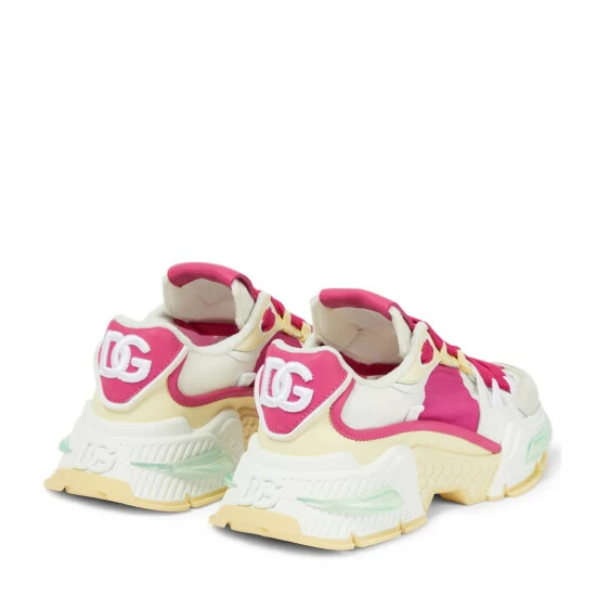 Dolce&Gabbana Airmaster Suede-trimmed Sneakers - Image 2