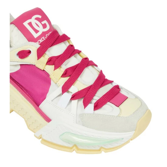 Dolce&Gabbana Airmaster Suede-trimmed Sneakers - Image 5